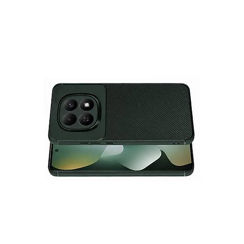 Redmi Note 15 Pro 5G Auto Focus Karbon Kapak - Koyu Ye�il