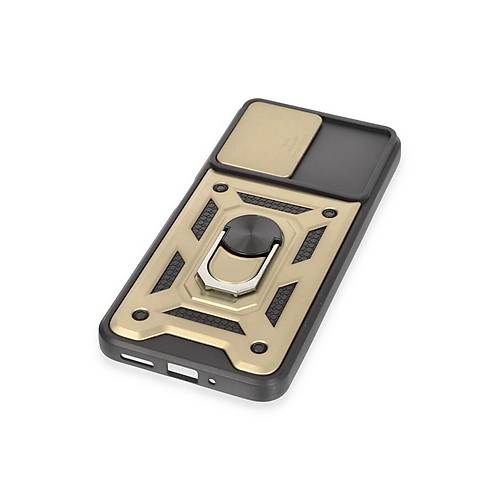 Redmi Note 12 5G K�l�f Pars Lens Y�z�kl� Silikon - Gold