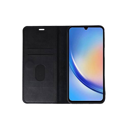 Galaxy A24 4G K�l�f Trend S Plus Kapakl� K�l�f - Siyah