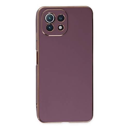 M� 11 Lite K�l�f Volet Silikon - Mor