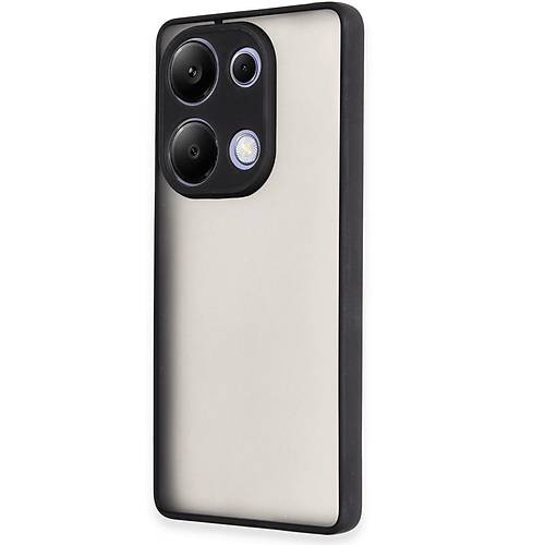 Redmi Note 13 Pro 4G K�l�f Montreal Silikon Kapak - Siyah