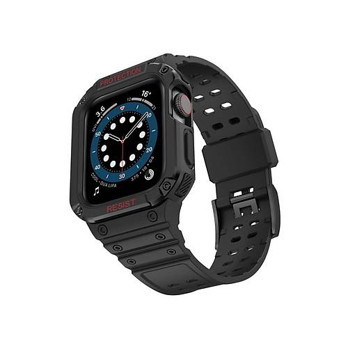 Watch 42mm KR401 Silikon Kordon - Siyah