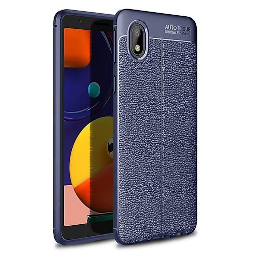 Galaxy A01 Core K�l�f Auto Focus Kapak - Lacivert