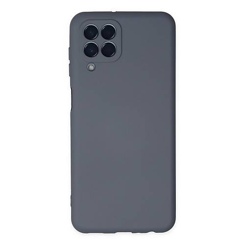 Galaxy M33 K�l�f Nano i�i Kadife Silikon - Gri