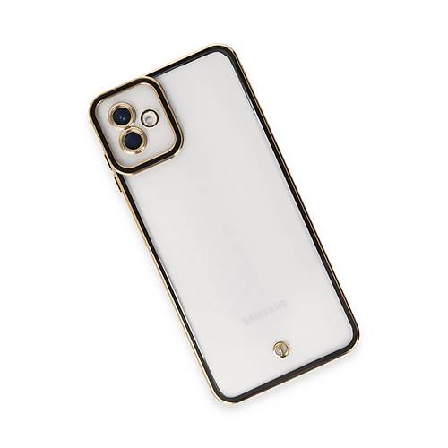 Galaxy A04 K�l�f Liva Lens Silikon - Siyah