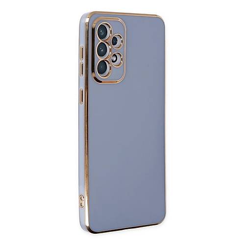 Galaxy A73 5G K�l�f Volet Silikon - Mavi