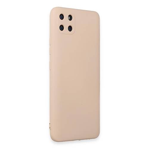 Realme C11 K�l�f Nano i�i Kadife Silikon - Pudra