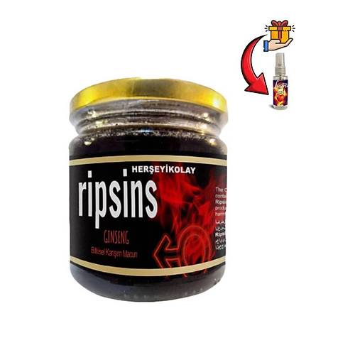 Ripsins �oban ��kertenli Erkeklere �zel G��lenme Destekleyici �r�n 240 gr x 1 ad + Lustra Masaj Ya��
