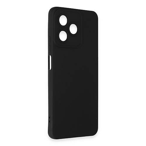 Realme C53 K�l�f Nano i�i Kadife Silikon - Siyah