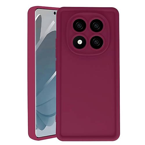 Redmi Note 14 Pro 4G K�l�f Viera Silikon - Bordo