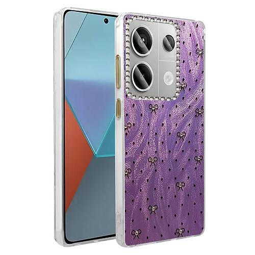 Redmi Note 13 Pro 4G K�l�f Blade Aynal� Desenli Kapak - Desen 2