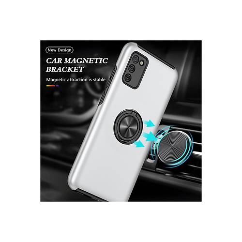 Galaxy A02S K�l�f Elit Y�z�kl� Kapak - G�m��