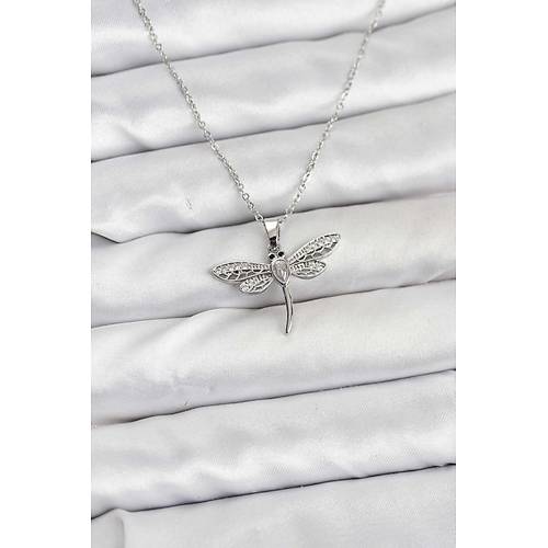 316L �elik Zincir G�m�� Renk Yusuf�uk Model Kad�n Kolye