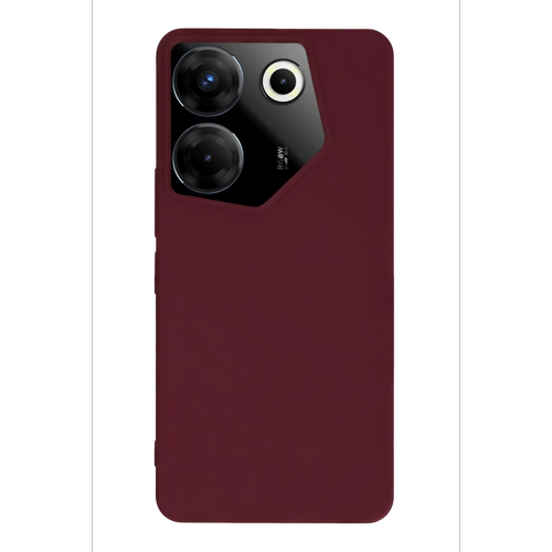 Camon 20 Pro 5G K�l�f First Silikon - Bordo
