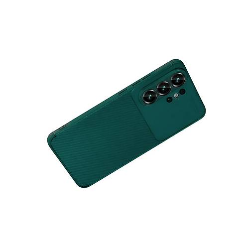 Galaxy S26 Ultra Auto Focus Karbon Kapak - Koyu Ye�il
