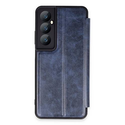 Realme C65 K�l�f Flip Cover - Lacivert