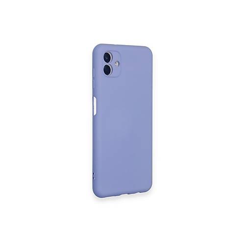 Galaxy A04 K�l�f Nano i�i Kadife Silikon - Lila