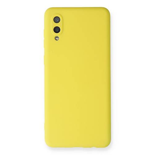 Galaxy A02 K�l�f Nano i�i Kadife Silikon - Sar�