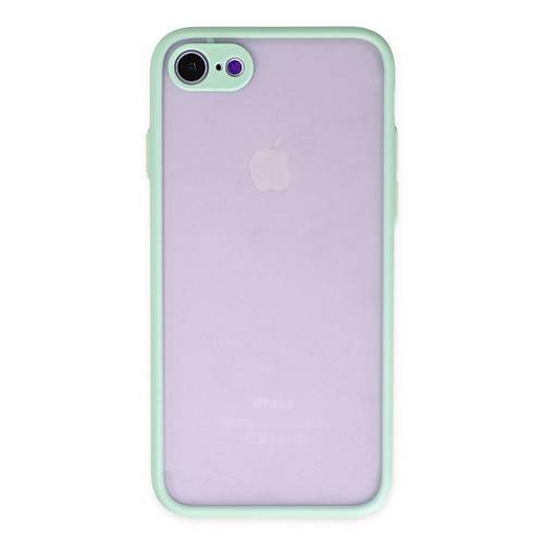 iPhone 7 K�l�f Montreal Silikon Kapak - Turkuaz
