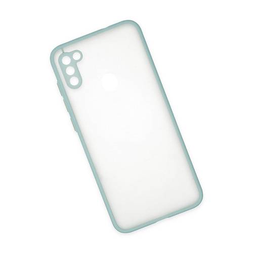 Galaxy A11 K�l�f Montreal Silikon Kapak - Turkuaz