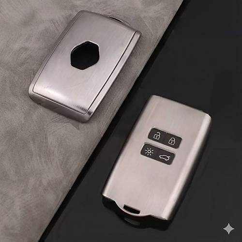 Renault Clio 5 - Megane 4 - Kadjar - Dacia Uyumlu Smart 3 Buton Silikon Oto Anahtar Kumanda Kab� K�l�f F�me