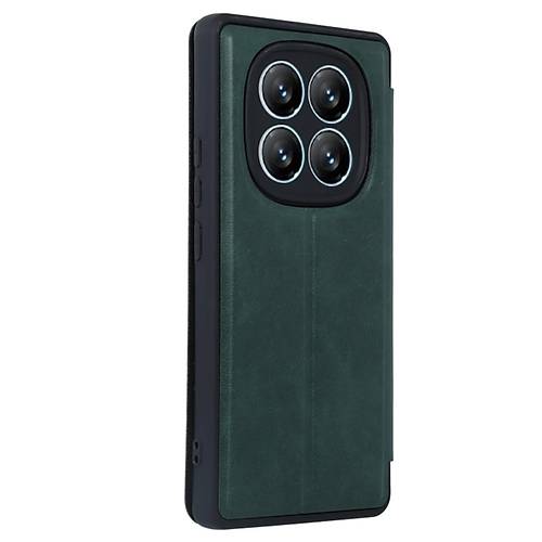 Redmi Note 14 Pro 5G K�l�f Flip Cover - Koyu Ye�il