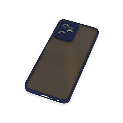 Realme C35 K�l�f Montreal Silikon Kapak - Lacivert