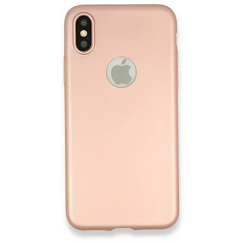 iPhone X K�l�f First Silikon - Rose Gold