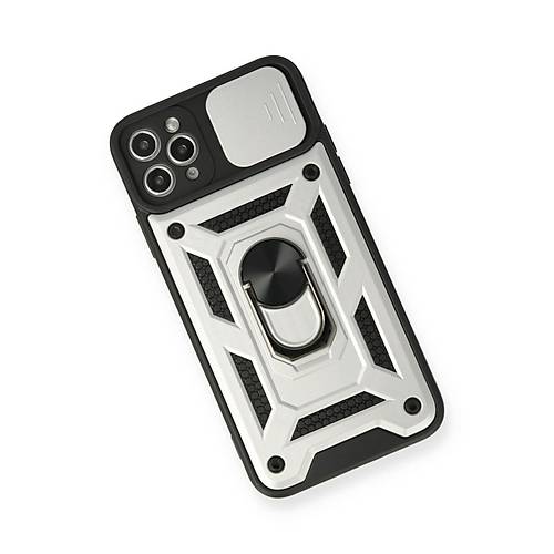 iPhone 11 Pro K�l�f Pars Lens Y�z�kl� Silikon - G�m��