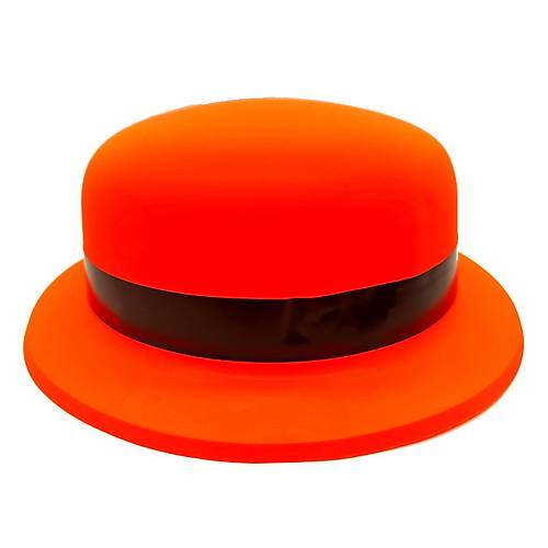 Neon Partisi Turuncu Renk Melon Plastik Parti �apkas�