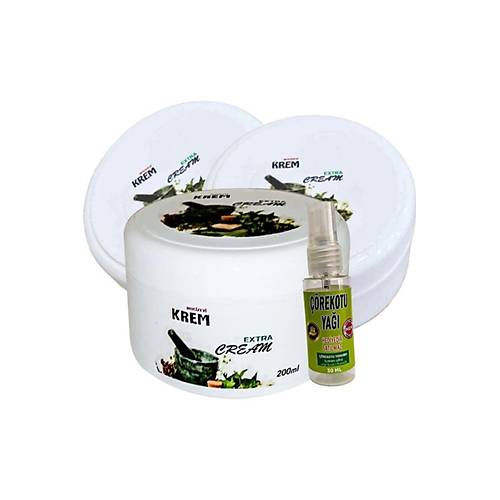 Mucizevi Krem 3Adet B�lgesel Bak�m Relax Kremi 125 ml + Yan�nda Hediye 30 ml ��rek Otu Ya��