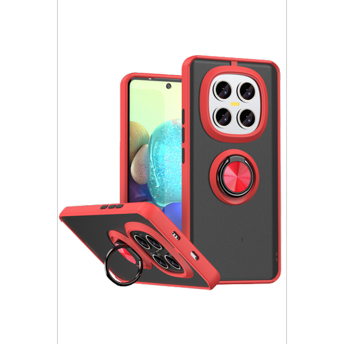 Redmi Note 15 Pro 4G Montreal Y�z�kl� Silikon Kapak - K�rm�z�