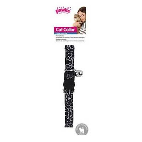 Kedi Boyun Tasmas� Siyah Beyaz Mermer Desenli 20-30 Cm