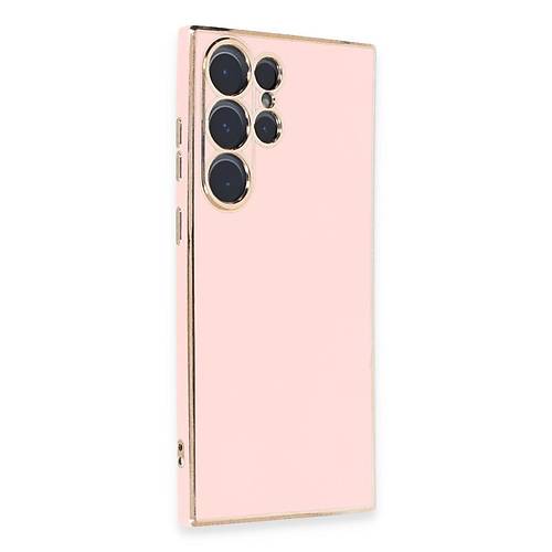 Galaxy S23 Ultra K�l�f Volet Silikon - Pembe