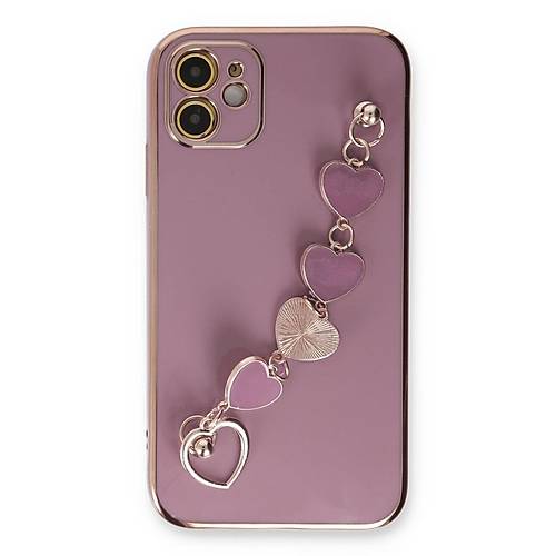iPhone 12 K�l�f Esila Silikon - Mor