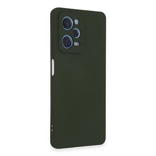 Redmi Note 12 Pro 5G K�l�f Nano i�i Kadife Silikon - Koyu Ye�il
