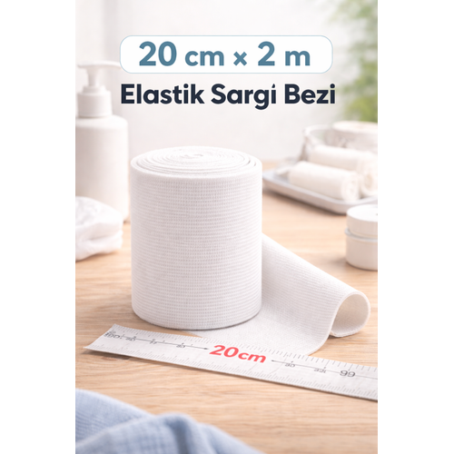 20 CM x 2 M Hidrofil Sarg� Bezi Pamuklu Gazl� Bez K�sa Metraj Medikal Sar�m Bezi 1 Adet