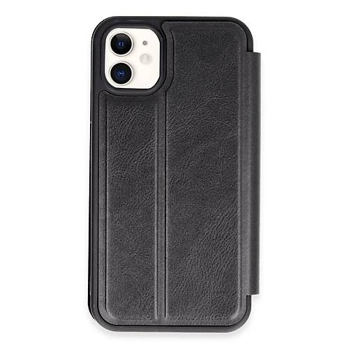 iPhone 11 K�l�f Flip Cover - Siyah
