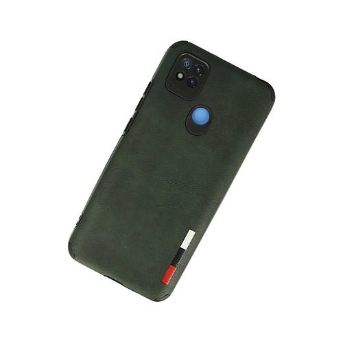 Redmi 9C K�l�f Loop Deri Silikon - Ye�il