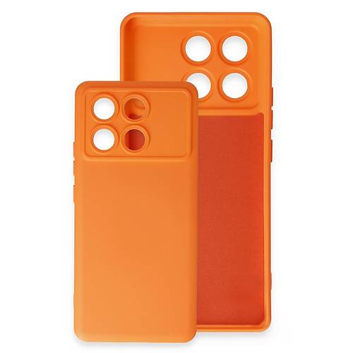 Poco X6 Pro K�l�f Nano i�i Kadife Silikon - Koyu Ye�il