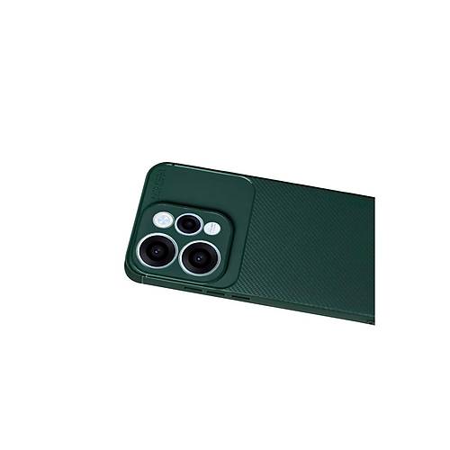 Reno 15 Auto Focus Karbon Kapak - Koyu Ye�il