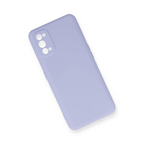 Realme 7 Pro K�l�f Nano i�i Kadife Silikon - Lila