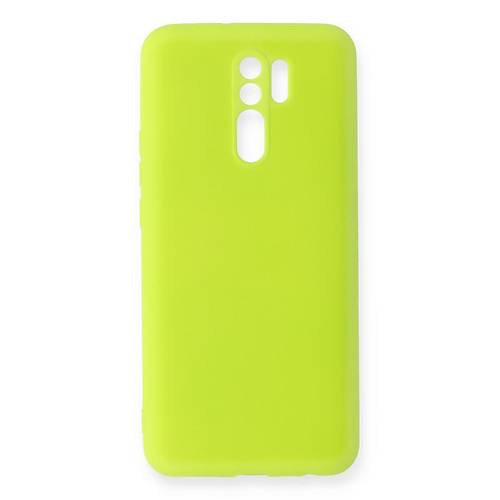 Redmi 9 K�l�f Nano i�i Kadife Silikon - Sar�