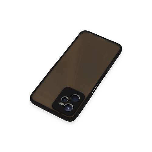 Realme C35 K�l�f Montreal Silikon Kapak - Siyah