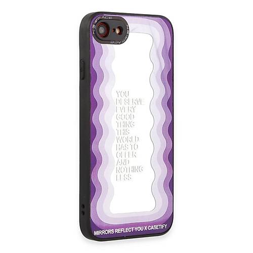 iPhone 7 K�l�f Mirror Desenli Kapak - Mirror - 5