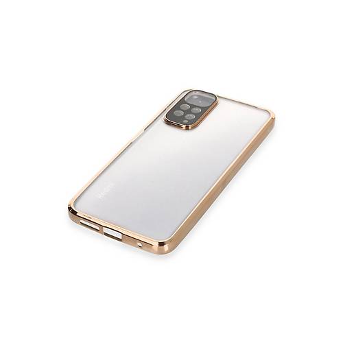 Redmi Note 11 K�l�f Razer Lensli Silikon - Gold