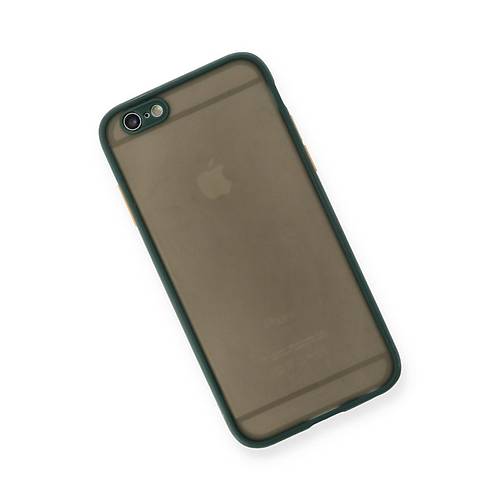 iPhone 6 K�l�f Montreal Silikon Kapak - Ye�il