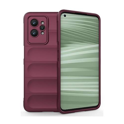 Realme GT2 Pro 5G K�l�f Optimum Silikon - Bordo
