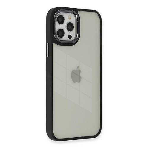 iPhone 12 Pro Max K�l�f Dora Kapak - Siyah
