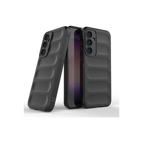 Galaxy A26 K�l�f Optimum Silikon - Siyah